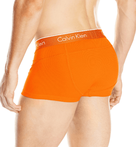 Orange calvin klein men's underwear hotsell
